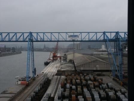kraan voor het transport van coils