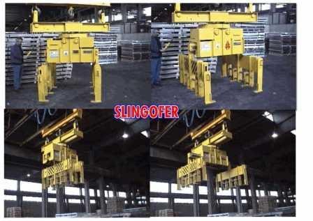 stacked sheets lifting tong