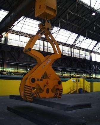 grijptang voor vlakke ingots