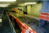 triltransportband en grofzeef